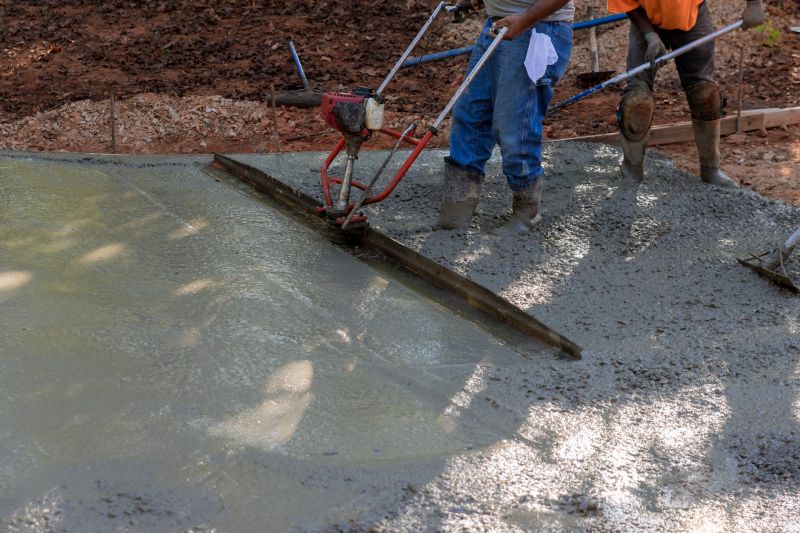 Concrete Apron Installation