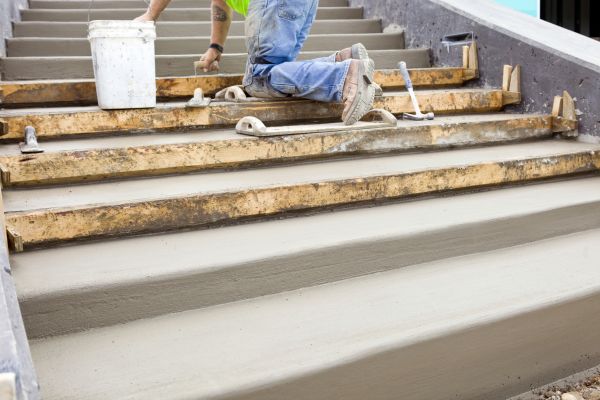 Concrete Steps Pouring in Beaumont