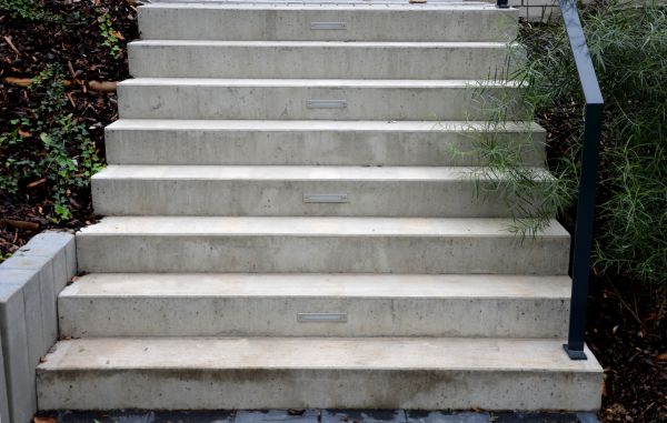 Poured Step Installation in Beaumont