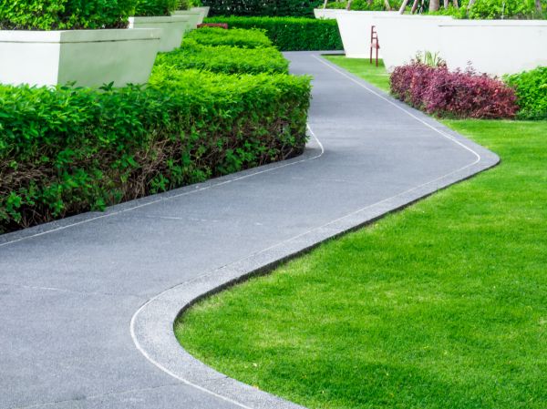 Walkway Curb Installation in Beaumont