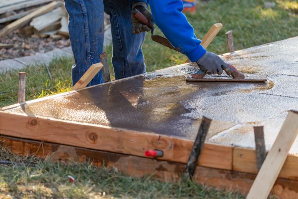Patio Slab Construction in Beaumont