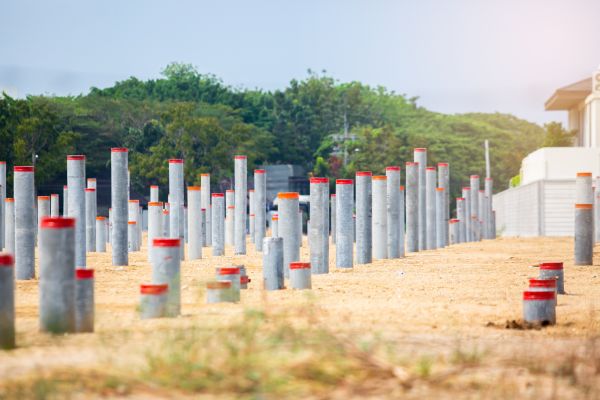 Concrete Pile Installation in Beaumont