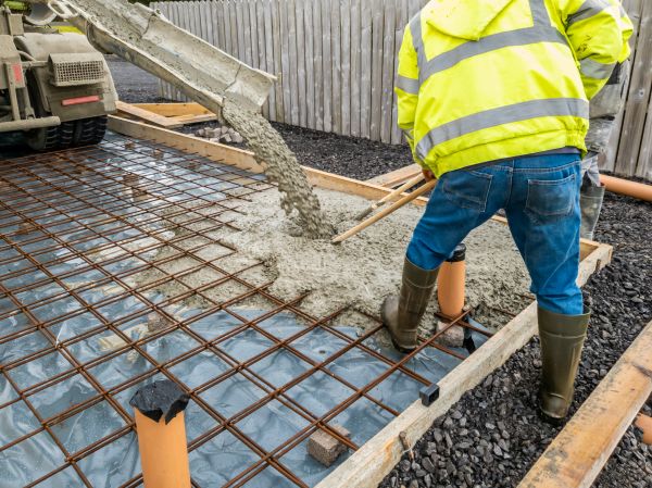 Basement Slab Pouring in Beaumont