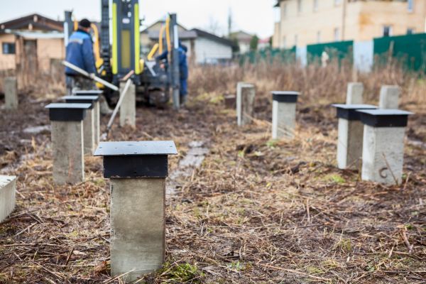 Concrete Piling Installation in Beaumont