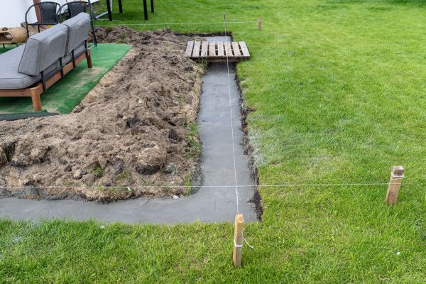 Cement Footer Installation in Beaumont